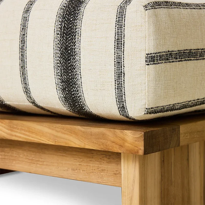 Pouf Outdoor en Teck