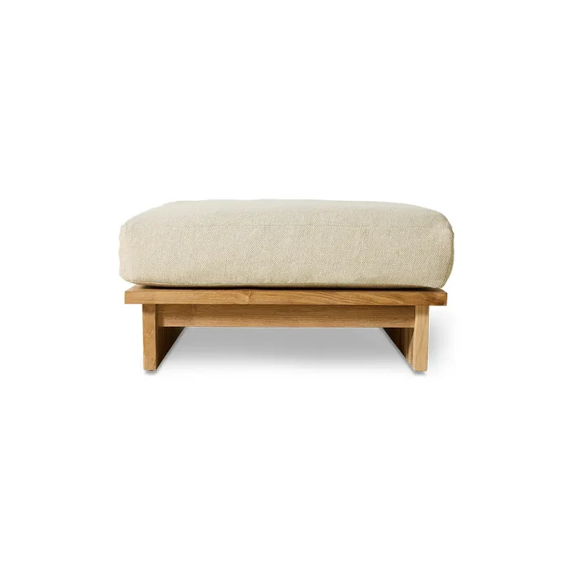 Pouf Outdoor en Teck