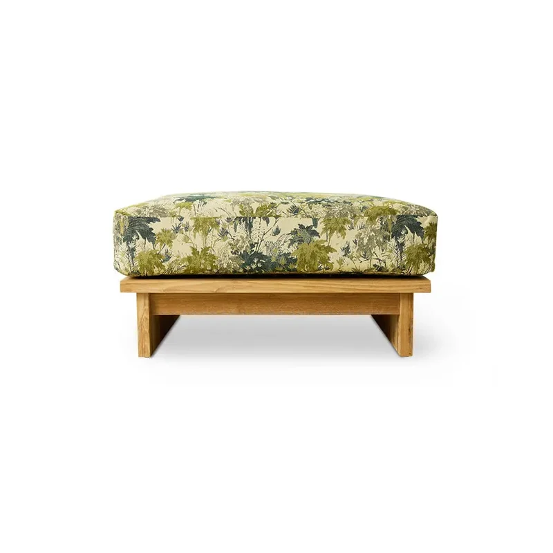 Pouf Outdoor en Teck