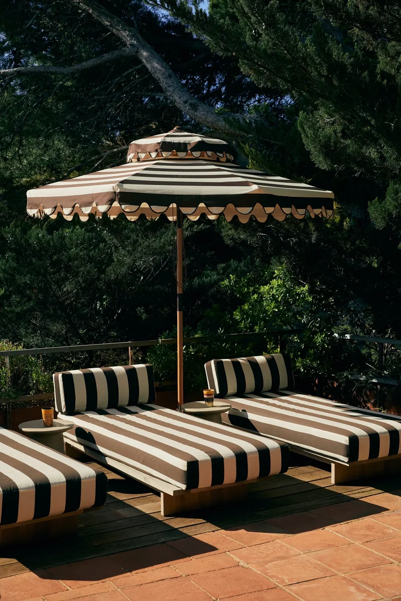 Pouf Outdoor en Teck