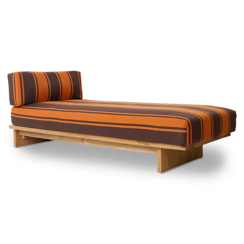 Pouf Outdoor en Teck