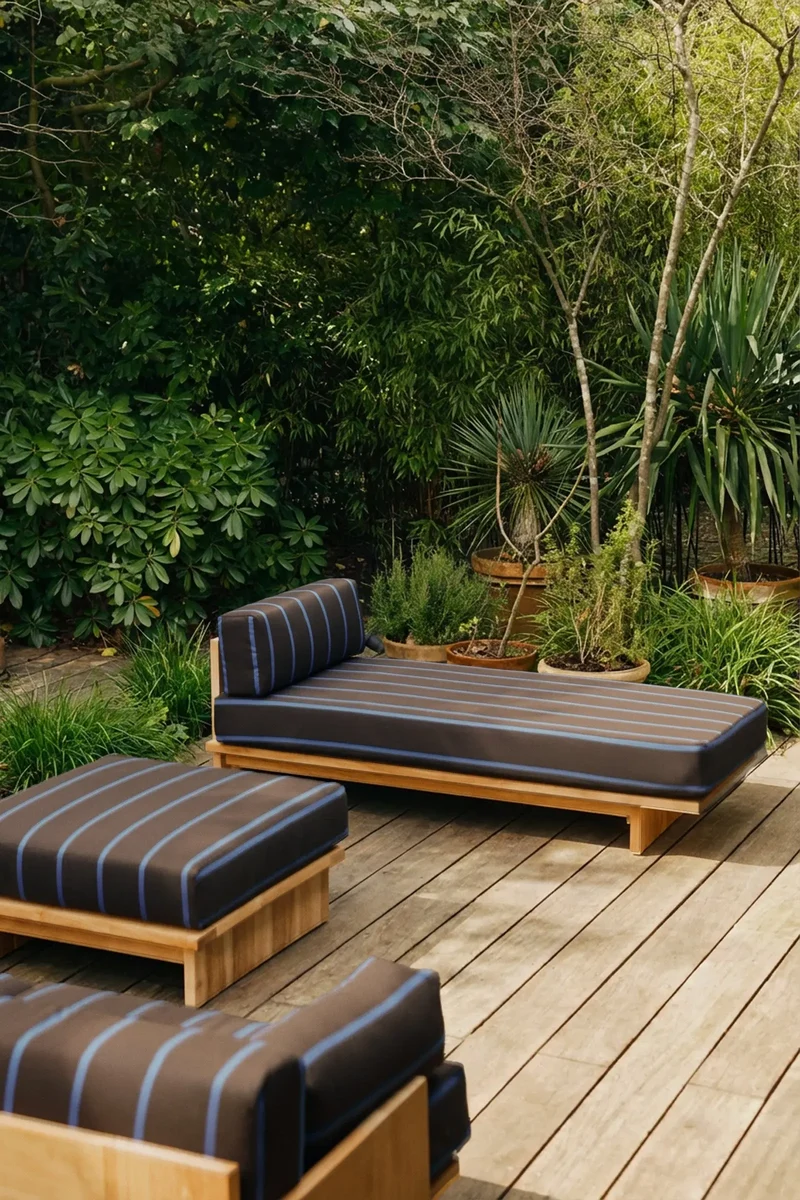 Daybed Outdoor en Teck
