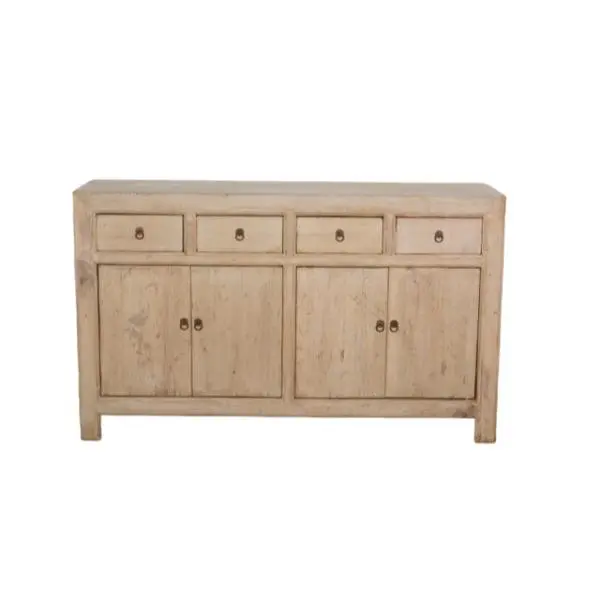 Buffet 4 portes en orme ancien