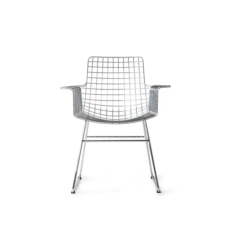 Chaise hk Living Metal Wire avec Accoudoirs
