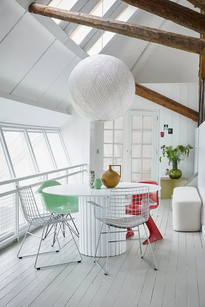 Chaise hk Living Metal Wire avec Accoudoirs