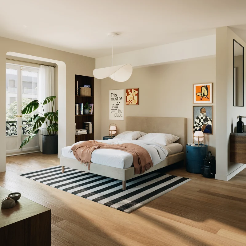 Lit tapissier Original