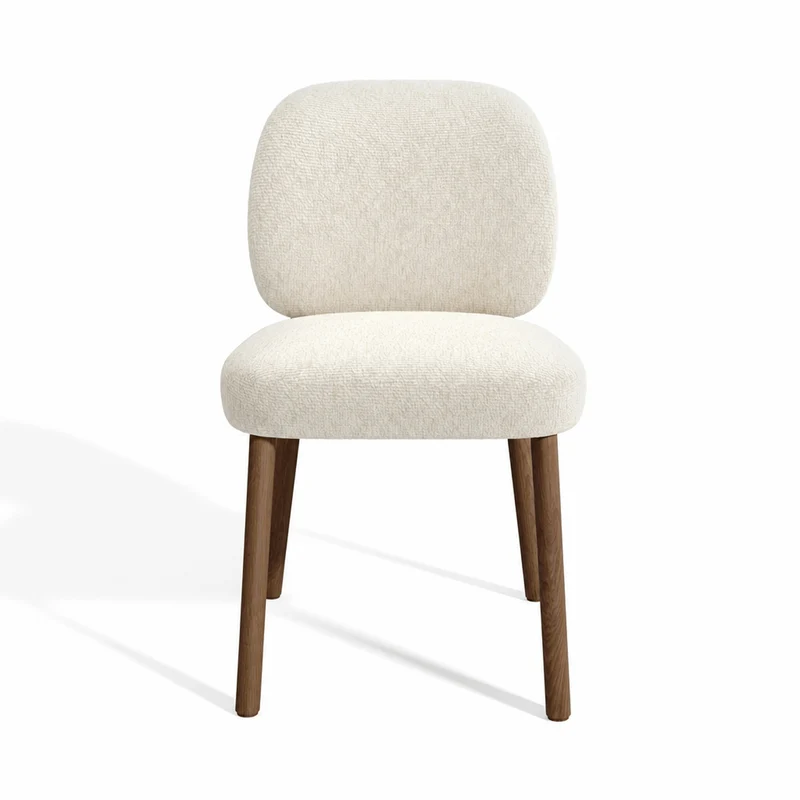 Lot de 2 chaises LEA velours texturé