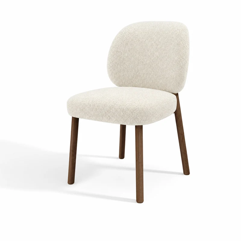 Lot de 2 chaises LEA velours texturé