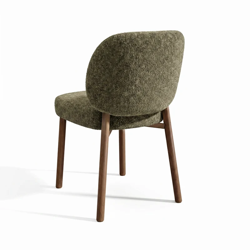 Lot de 2 chaises LEA velours texturé