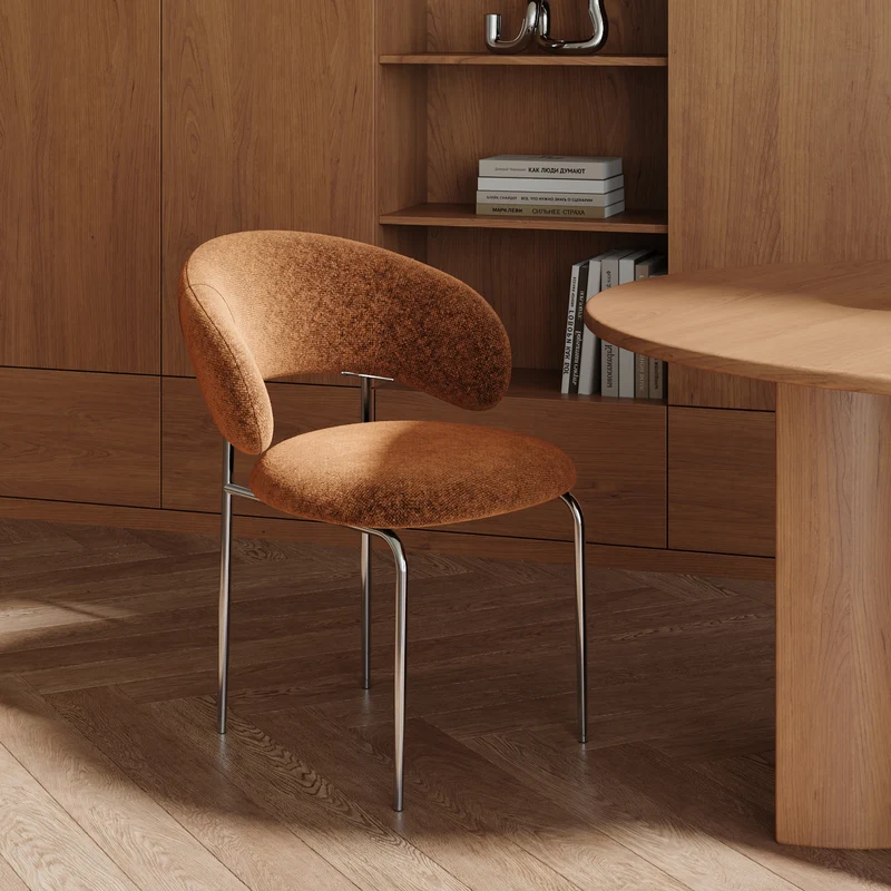 Lot de 2 chaises ALBA velours texturé