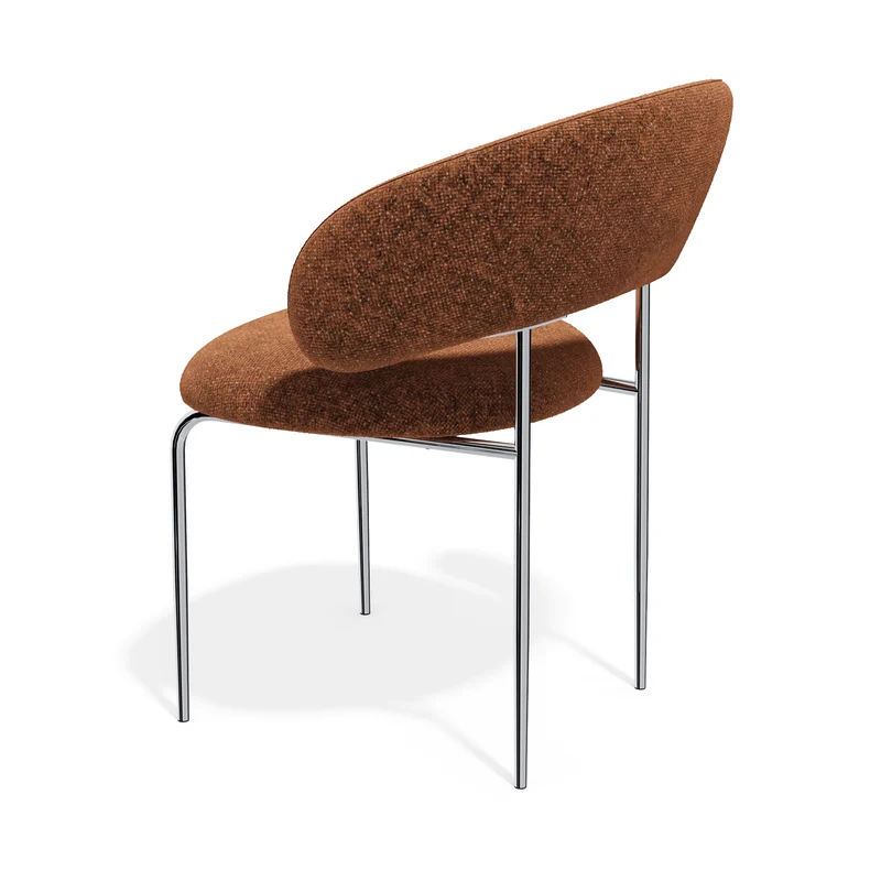 Lot de 2 chaises ALBA velours texturé