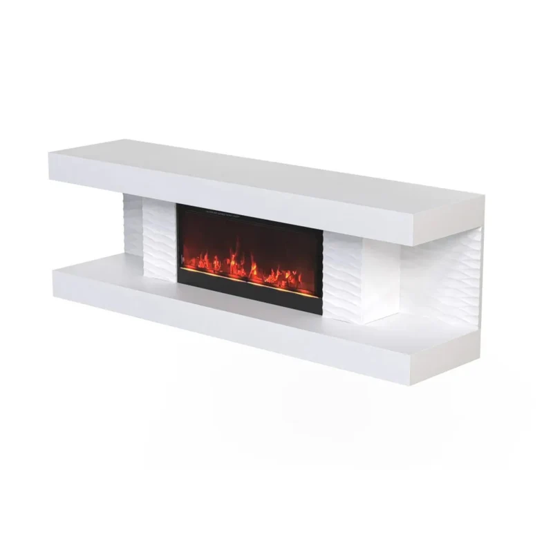 Meuble TV Cheminée Katty - Chauffage électrique