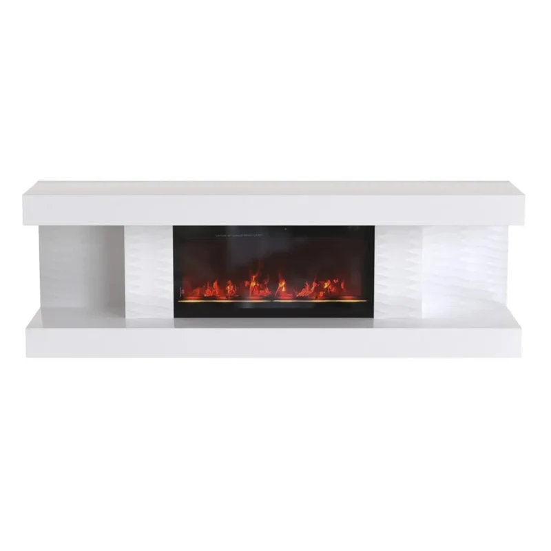 Meuble TV Cheminée Katty - Chauffage électrique