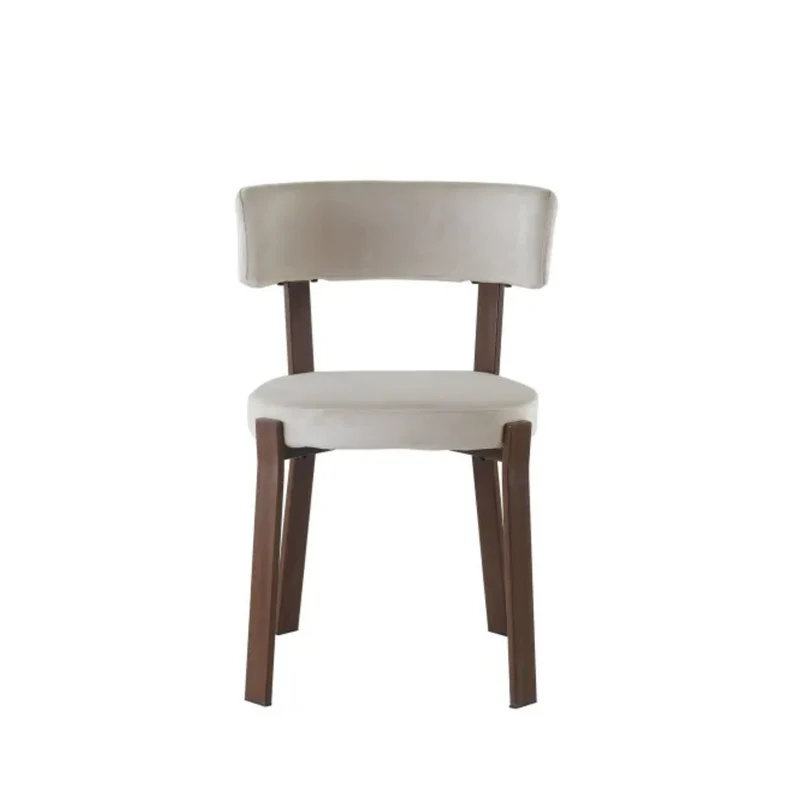 Chaises salle à manger – Pieds effet noyer – Lots de 2/4/6 – Nordik