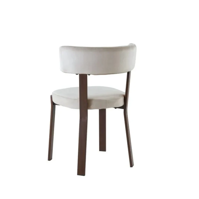 Chaises salle à manger – Pieds effet noyer – Lots de 2/4/6 – Nordik