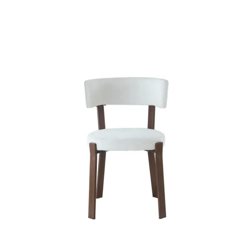 Chaises salle à manger – Pieds effet noyer – Lots de 2/4/6 – Nordik