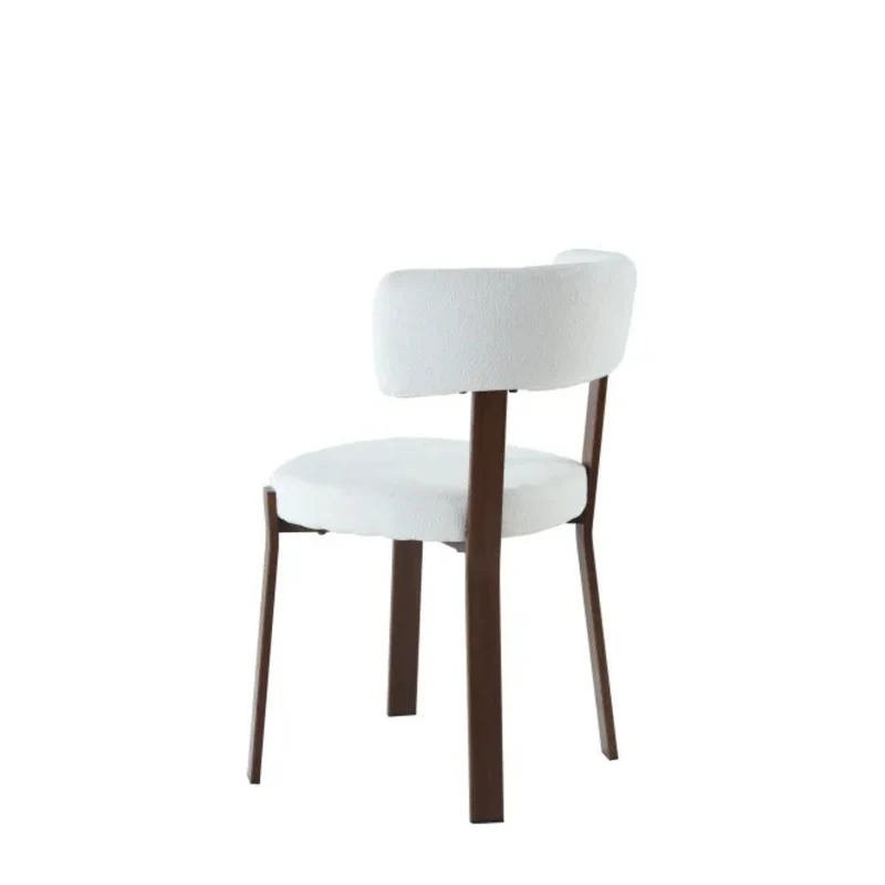 Chaises salle à manger – Pieds effet noyer – Lots de 2/4/6 – Nordik