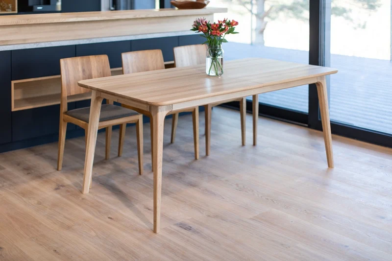 Table à manger extensible en chêne massif TOKIO | VESKOR