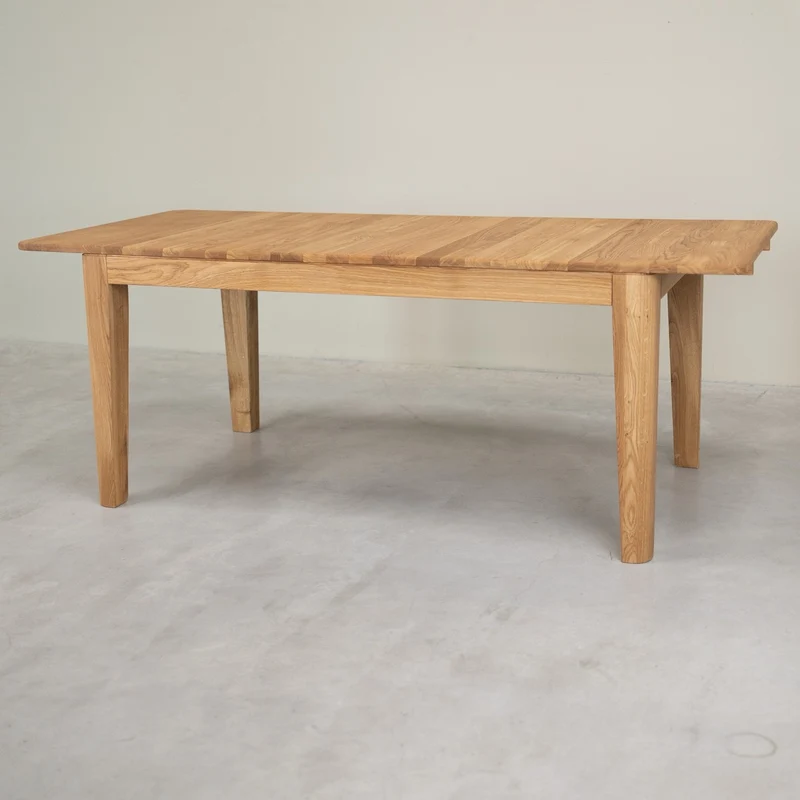 Table de salle à manger à rallonges en chêne massif KODAMA | NordicStory