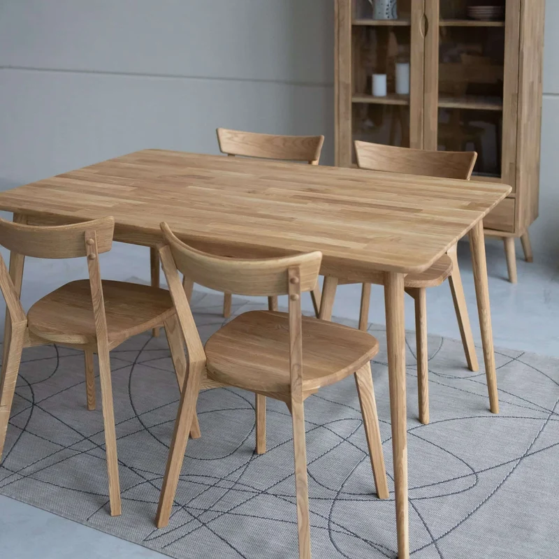 Table à manger extensible en chêne massif MALMO 2 | NordicStory