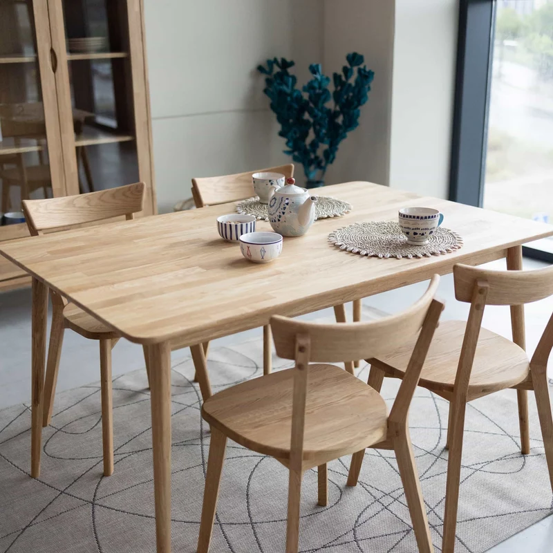 Table à manger extensible en chêne massif MALMO 2 | NordicStory