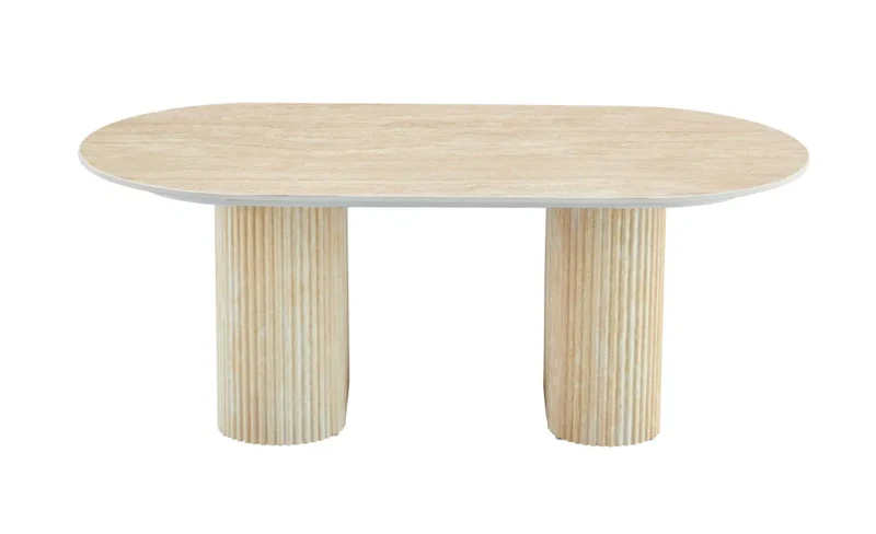 Table basse - Effet marbre - Roxy