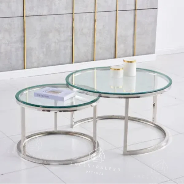 Table basse - En verre - Gigogne
