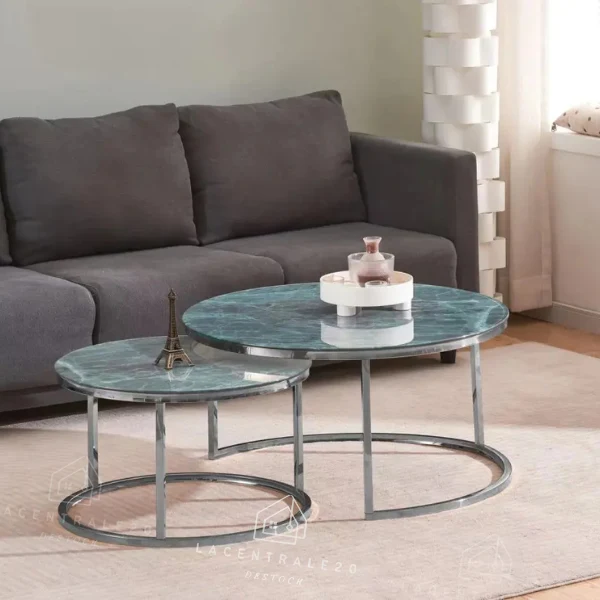 Table basse - En verre - Gigogne