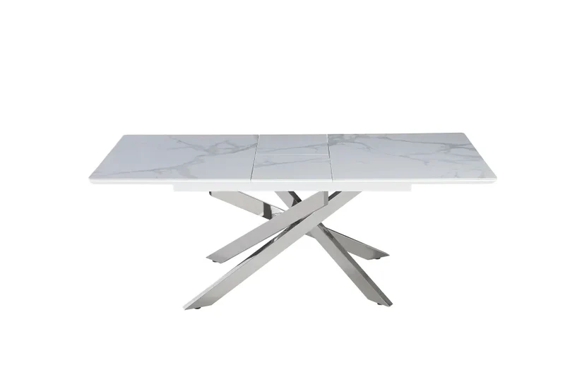 Table à manger - Extensible - Effet marbre - Agathe