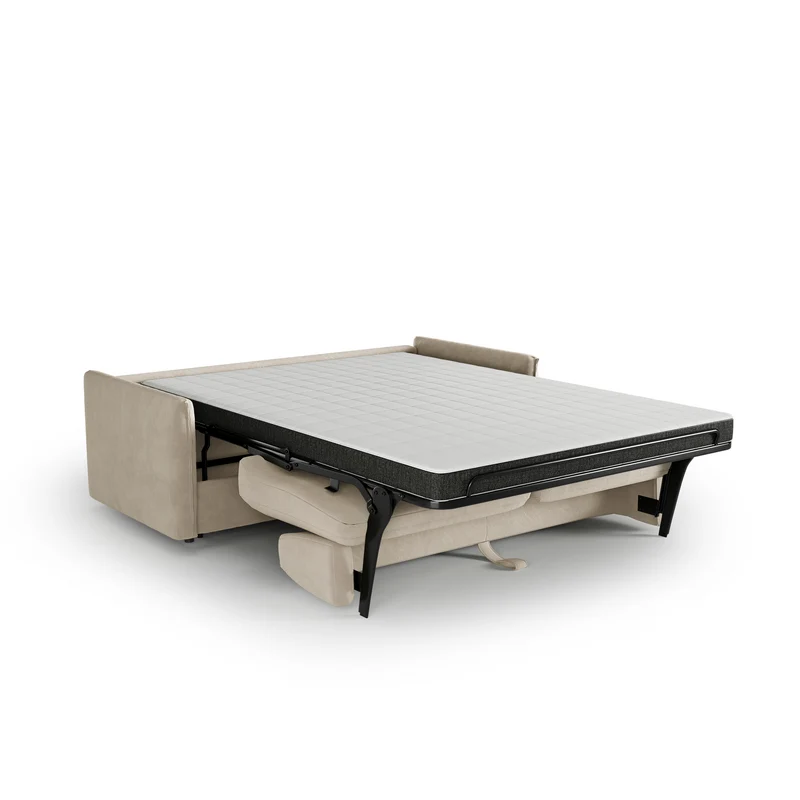 Canapé convertible express matelas Dunlopillo 160cm ELVI Velours
