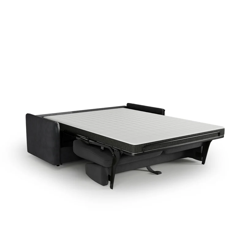 Canapé convertible express matelas Dunlopillo 160cm ELVI Velours
