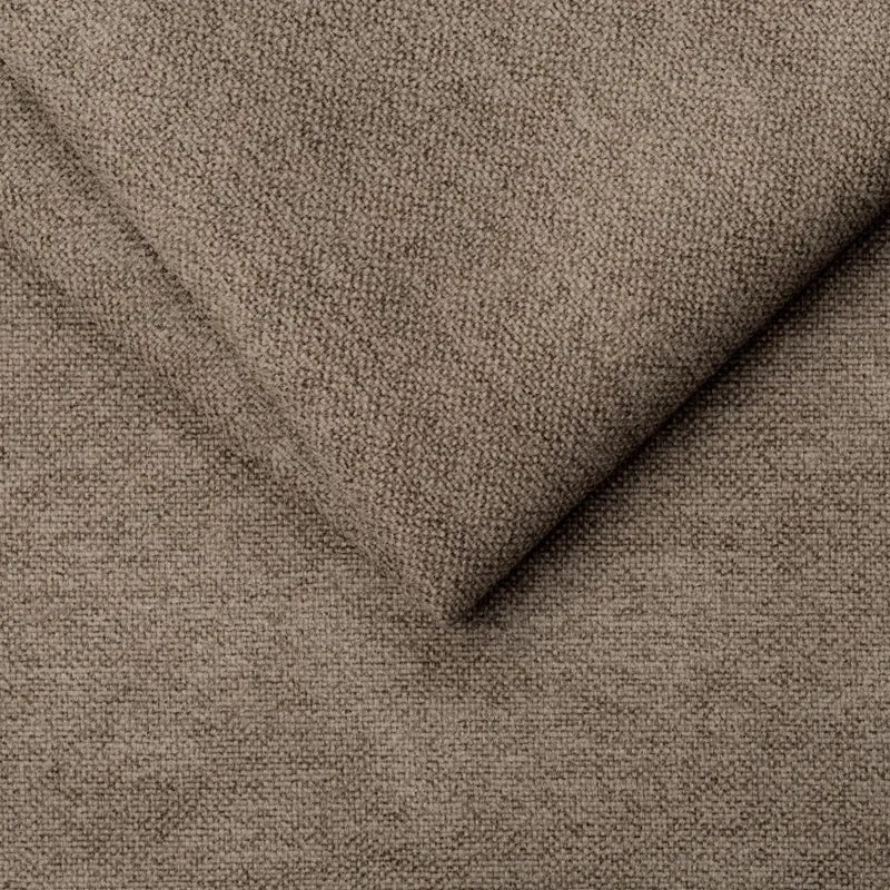 Canapé d'angle gauche avec 3 têtières inclinables SOLEN Tissu tramé