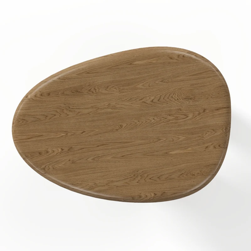 Table basse OLIVO noyer 90cm