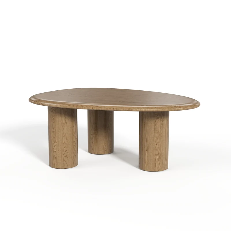 Table basse OLIVO noyer 90cm