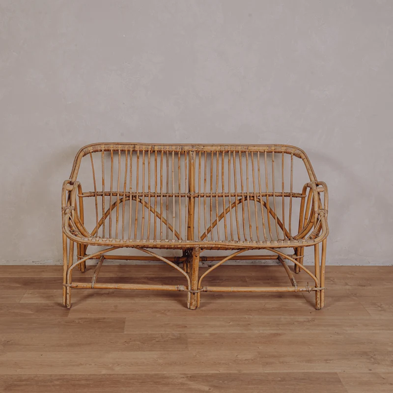 Banquette en rotin Martin