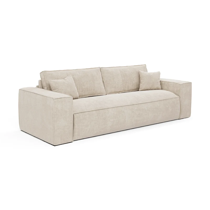 Canapé convertible express matelas 140cm RUBY Velours