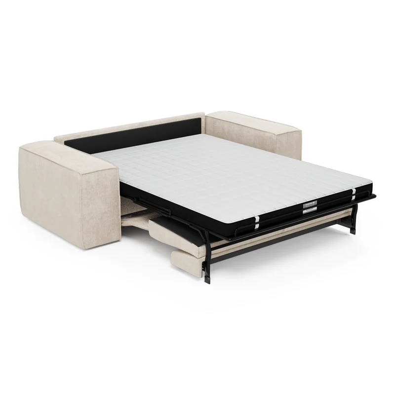 Canapé convertible express matelas 140cm RUBY Velours
