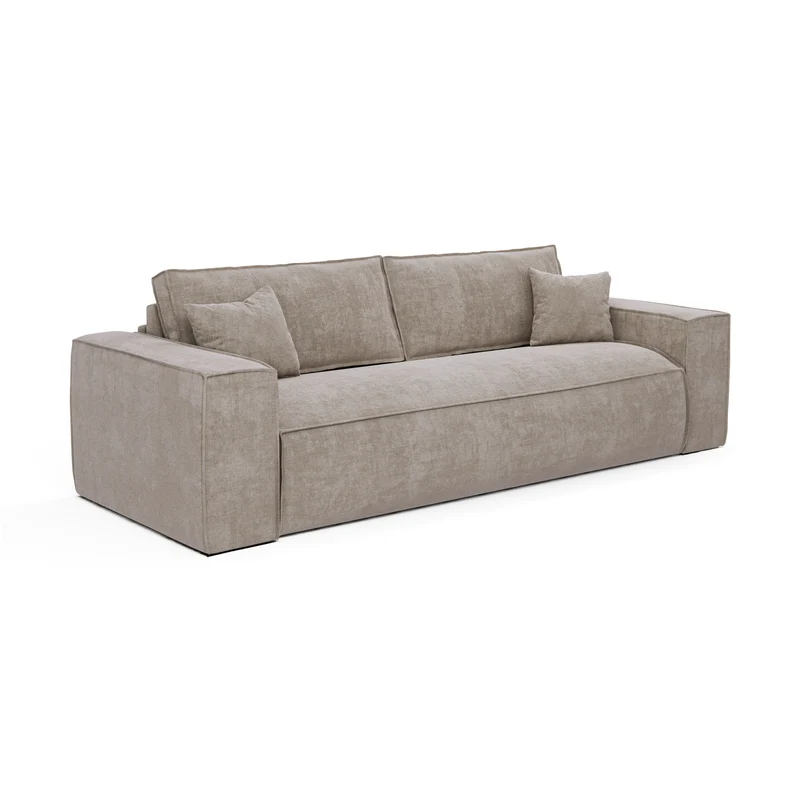 Canapé convertible express matelas 140cm RUBY Velours