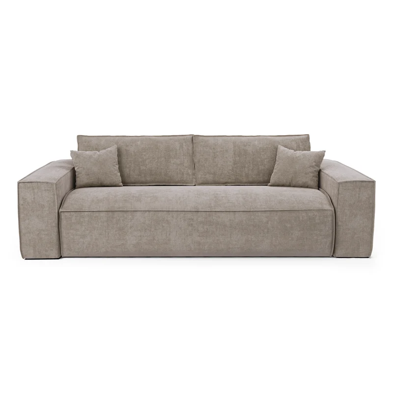 Canapé convertible express matelas 140cm RUBY Velours