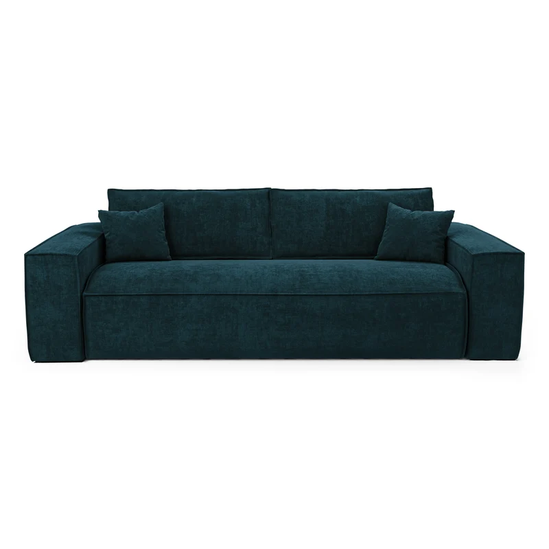 Canapé convertible express matelas 140cm RUBY Velours