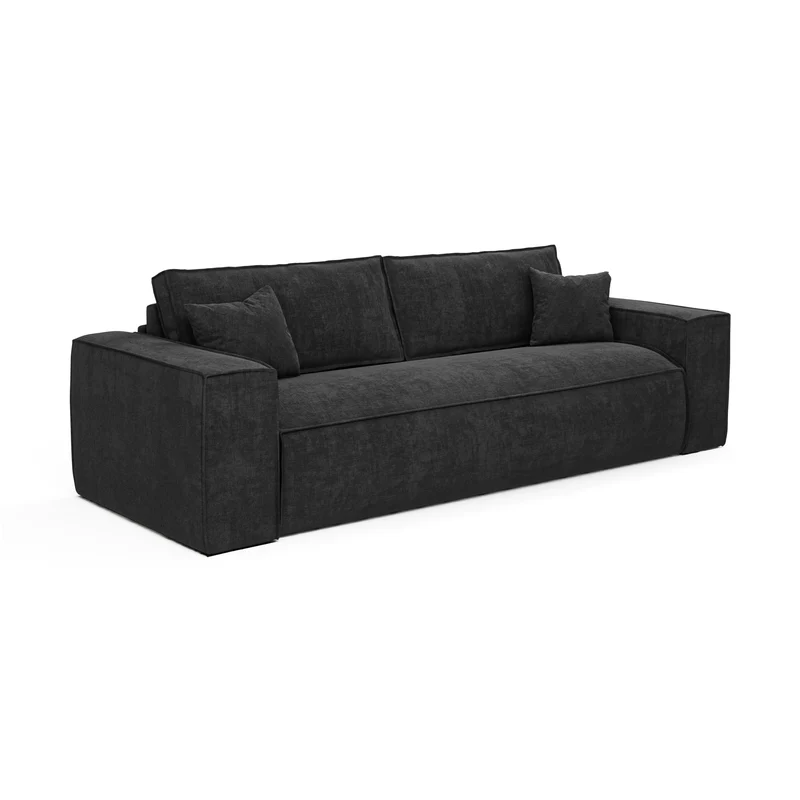 Canapé convertible express matelas 140cm RUBY Velours