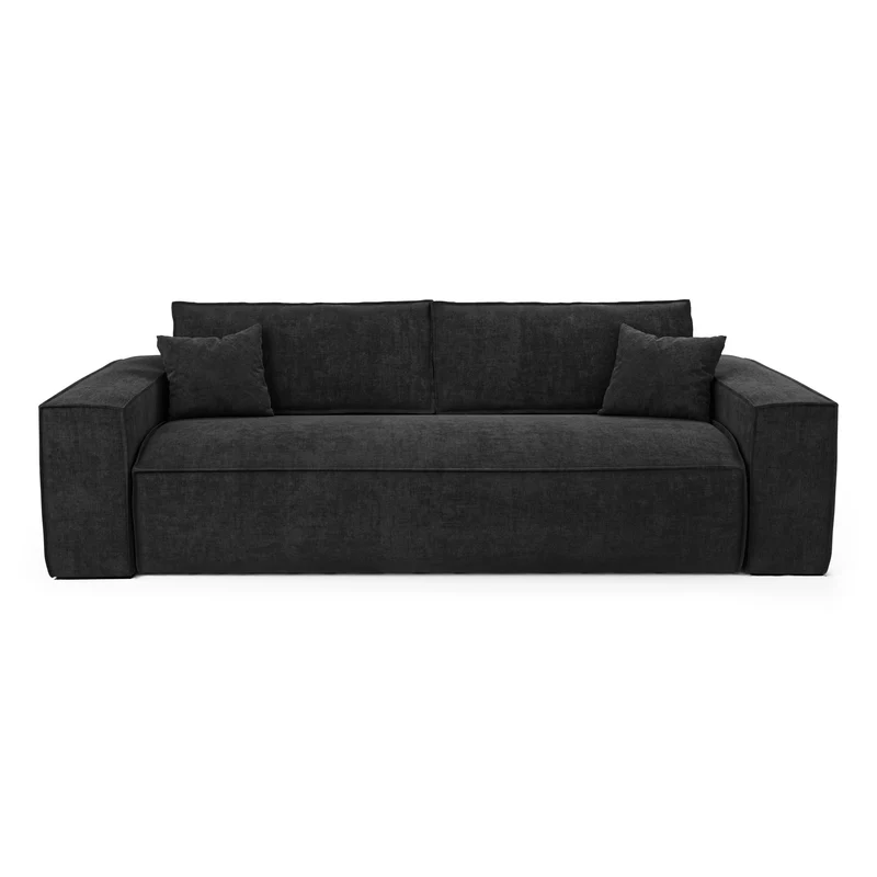 Canapé convertible express matelas 140cm RUBY Velours