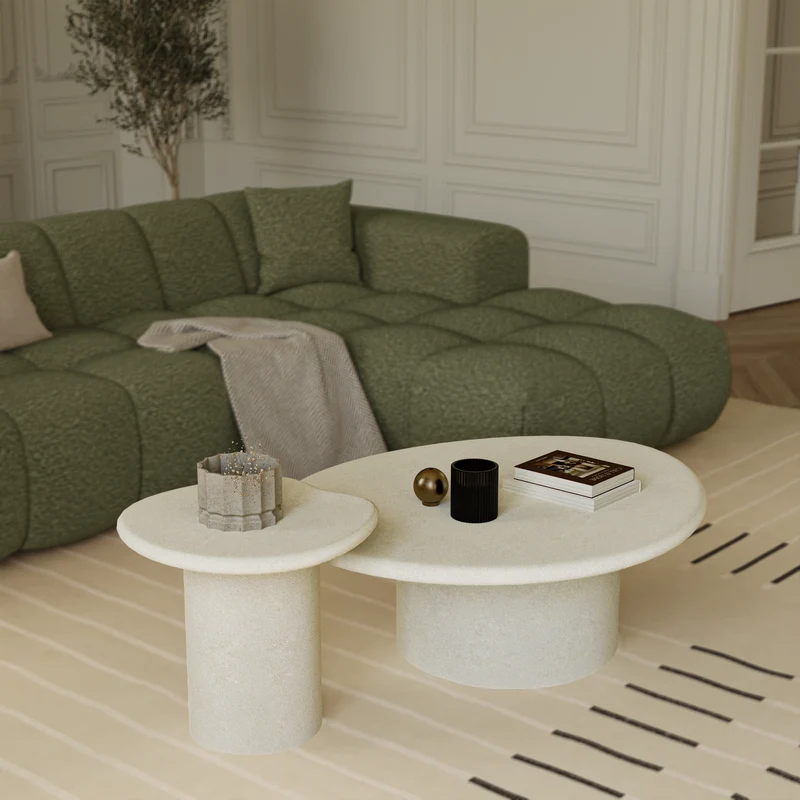 Table basse microciment ALKO 100cm