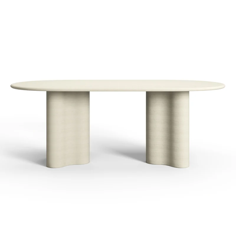 Table à manger micro-ciment XL EOLIA 200cm