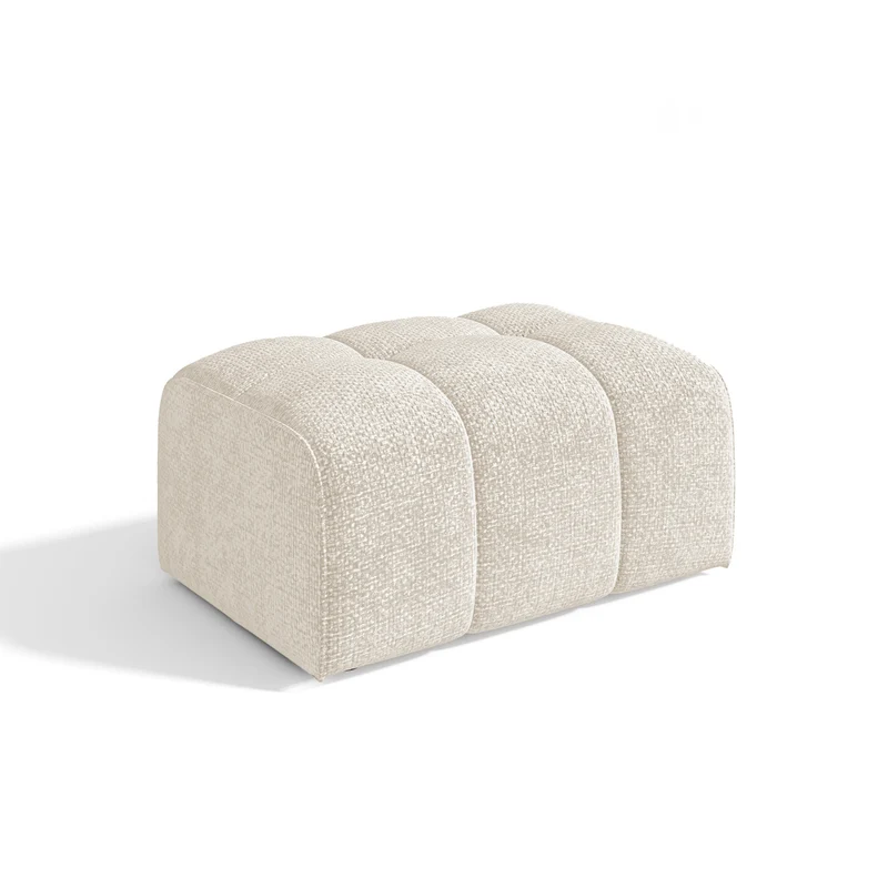 Pouf BARI velours chenillé