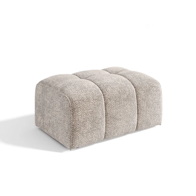 Pouf BARI velours chenillé