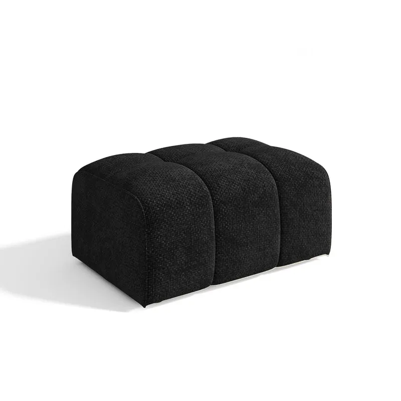 Pouf BARI velours chenillé