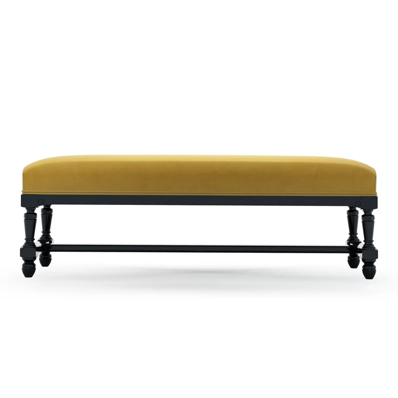 Ecouen Banc patine Ebène Grand Modèle