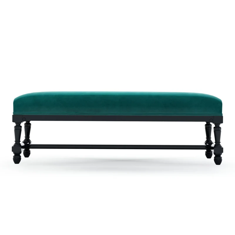 Ecouen Banc patine Ebène Grand Modèle