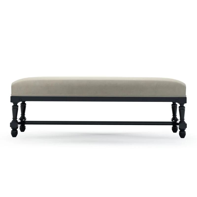 Ecouen Banc patine Ebène Grand Modèle